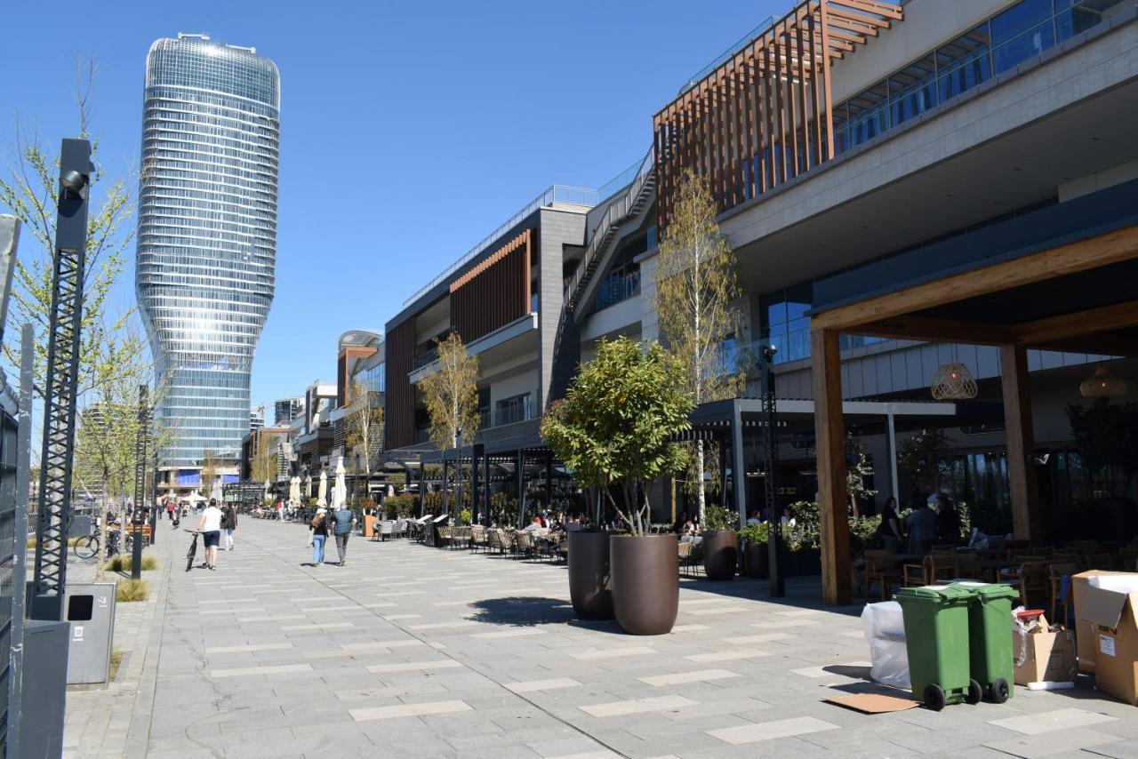 Belgrade Waterfront Studio Apartment-Supertwins Sajmiste Exterior foto